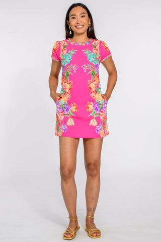 Louisa Dress in Tulip Tapestry