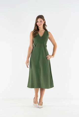 Cleo Dress in Black Forest