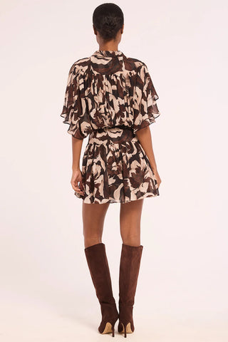Ana Dress in Chocolate Swirl