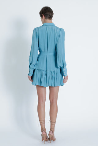 Stella Mini Dress in Koi Blue