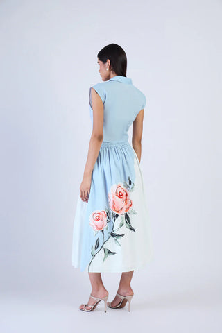 Abla Top in Villa Celeste Mist