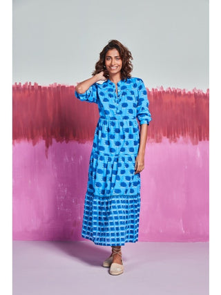 Rio Maxi Dress in Blue Guayaba