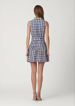 Natalia Dress in Navy/Optic