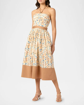 Serene Dress in Ivory Multi