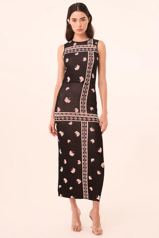 Arlo Dress in Ginko Border