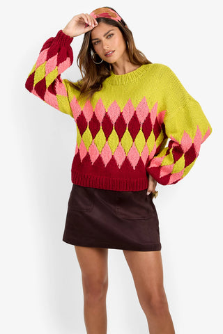 Cavallari Pullover in Fennel Multi