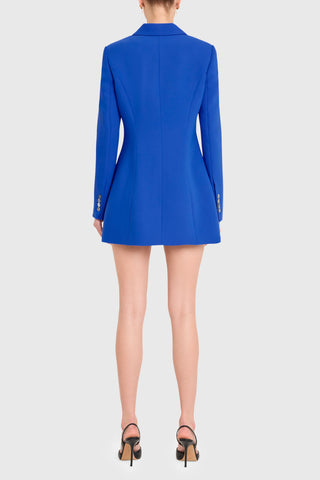 Peralta Blazer Romper in Bright Blue