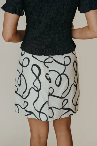 Chandler Skirt in Scribble