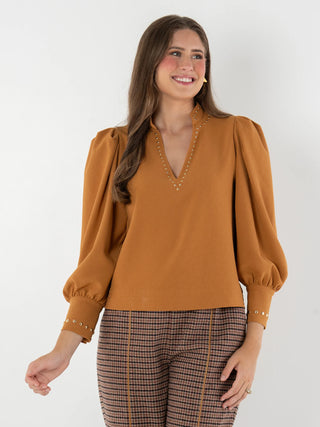 Hampton Top in Brown Sugar