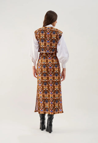 Aspen Skirt in Holly Walnut