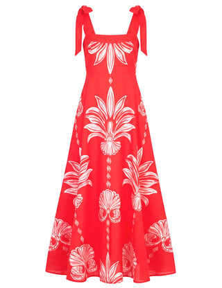 Pearl Dress in Palm Springs Rouge