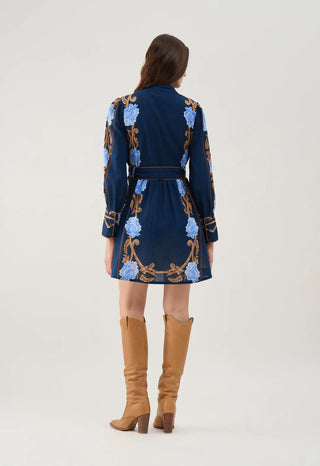 Nella Dress in Harvest Navy