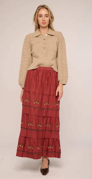 Edith Sweater in Cafe Latte