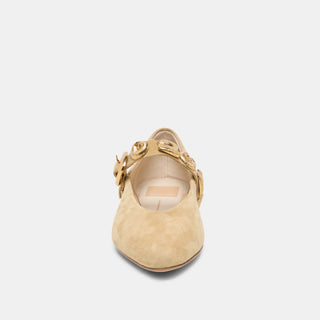 Loree Desert Taupe Suede