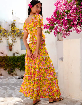 Rah Rah Skirt in Provencal Peony