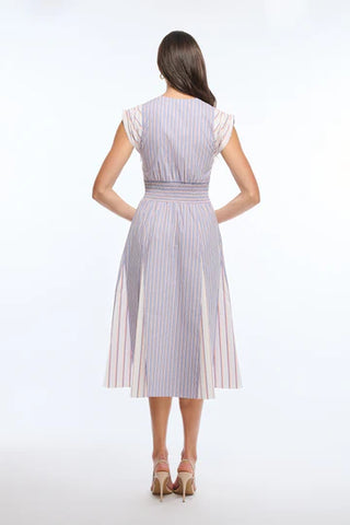 Avalynn Dress in French Blue Multi