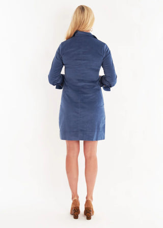Ivy Dress in Blue Steel