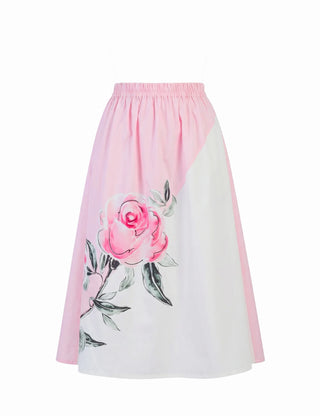 Amber Skirt in Villa Celeste Mist
