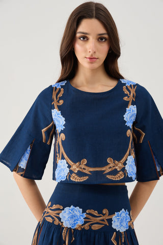 London Top in Harvest Navy