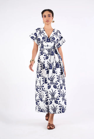 Sailor Dress in Lavende Navy