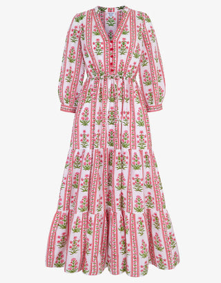 Maria Dress in Ruby Buta