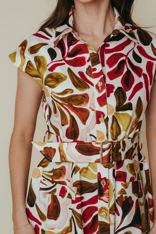 Collette Dress in Fall Pallet