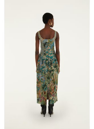 Sleeveless Maxi Dress in Petricor Multicolor