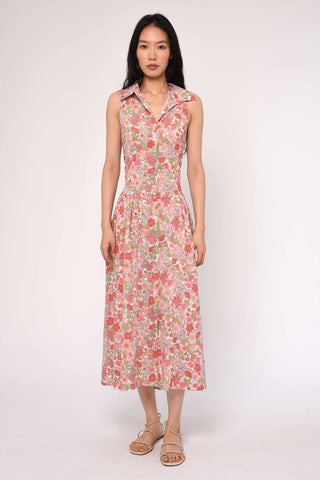 Sierra Midi Dress in Clarabell Liberty