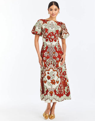 Pippa Midi in Jardin Rose