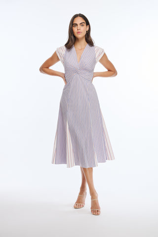 Avalynn Dress in French Blue Multi
