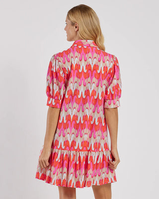 Tierney Dress in Paradise Ikat Peony