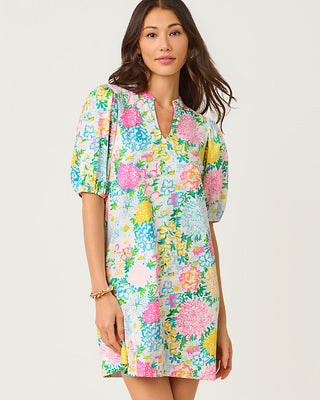 Carey Dress in Multi Lilly Garden