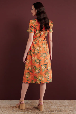 Barbara Dress in Melon L