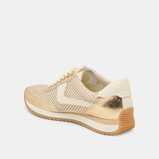 B.ntcd Sneakers in Gold Woven