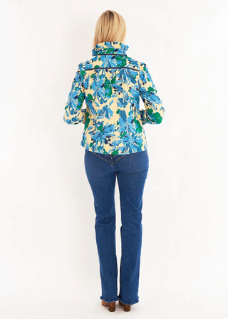 Aspen Blouse in High Tide Blue Steel
