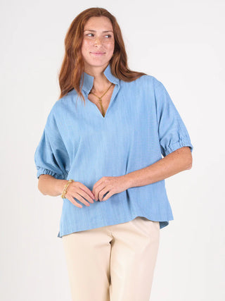 Poppy Top in Denim