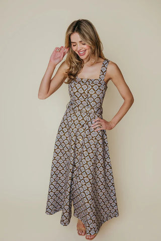 Autumn Dress in Lavender Field