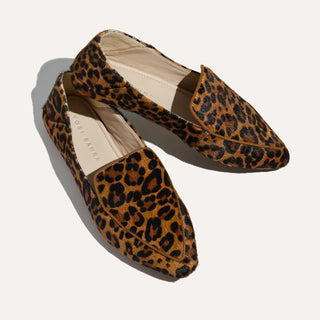 Vivina Crashback Loafer in Leopard Calf Hair