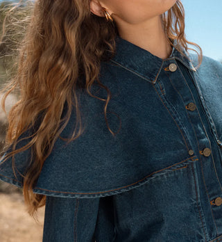 Clarke Jacket in Dark Denim