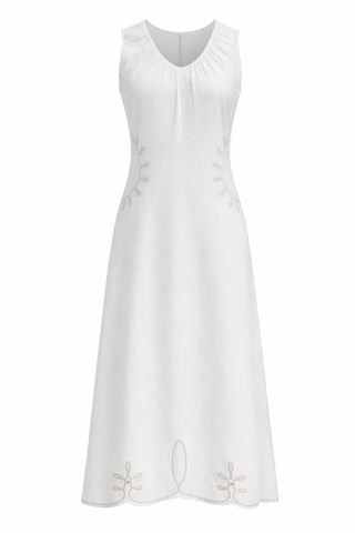 Morris Midi in Ivory Emb