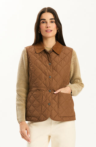 Amoreena Vest in Bison
