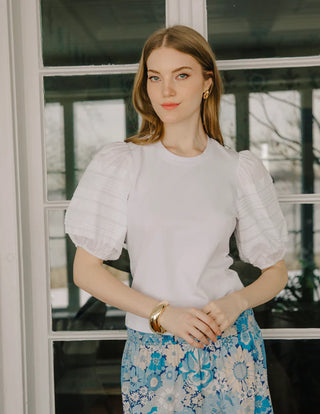 Dylan Tee in Bright White