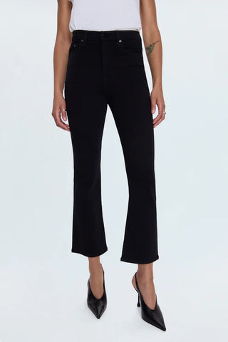 Lennon Crop in Noir