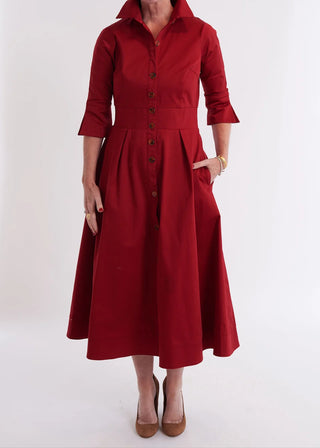 Monaco Dress in Mulberry