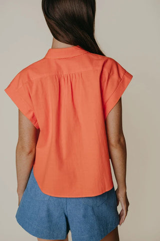 Liv Top in  Cantaloupe