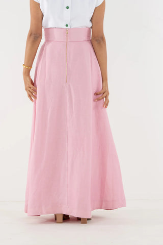 Milly Skirt in Blush Flora