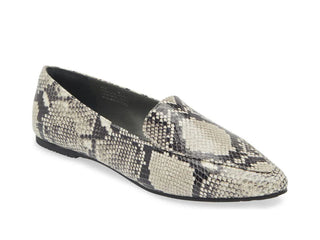 Ace Loafer in Latte Embossed Snake