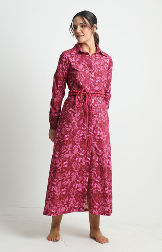 Cecile Maxi in Floral Red