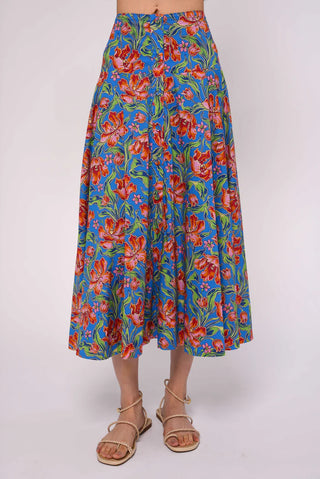 Tricia Long Skirt in Archive Tulip Liberty Print