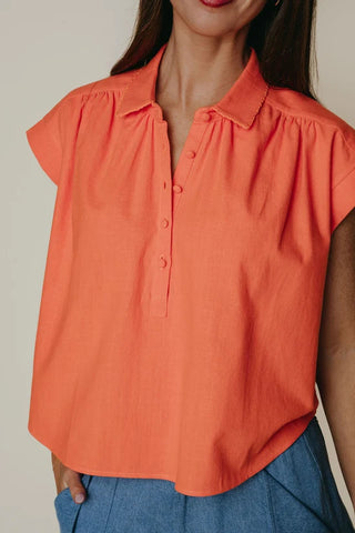 Liv Top in  Cantaloupe